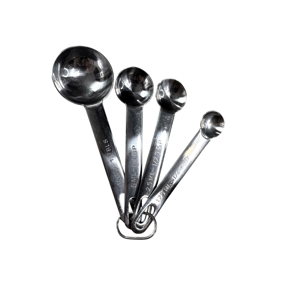 4 Pc Farberware Professional Stainless Steel Measuring Spoons Rostfrei Acier Oni